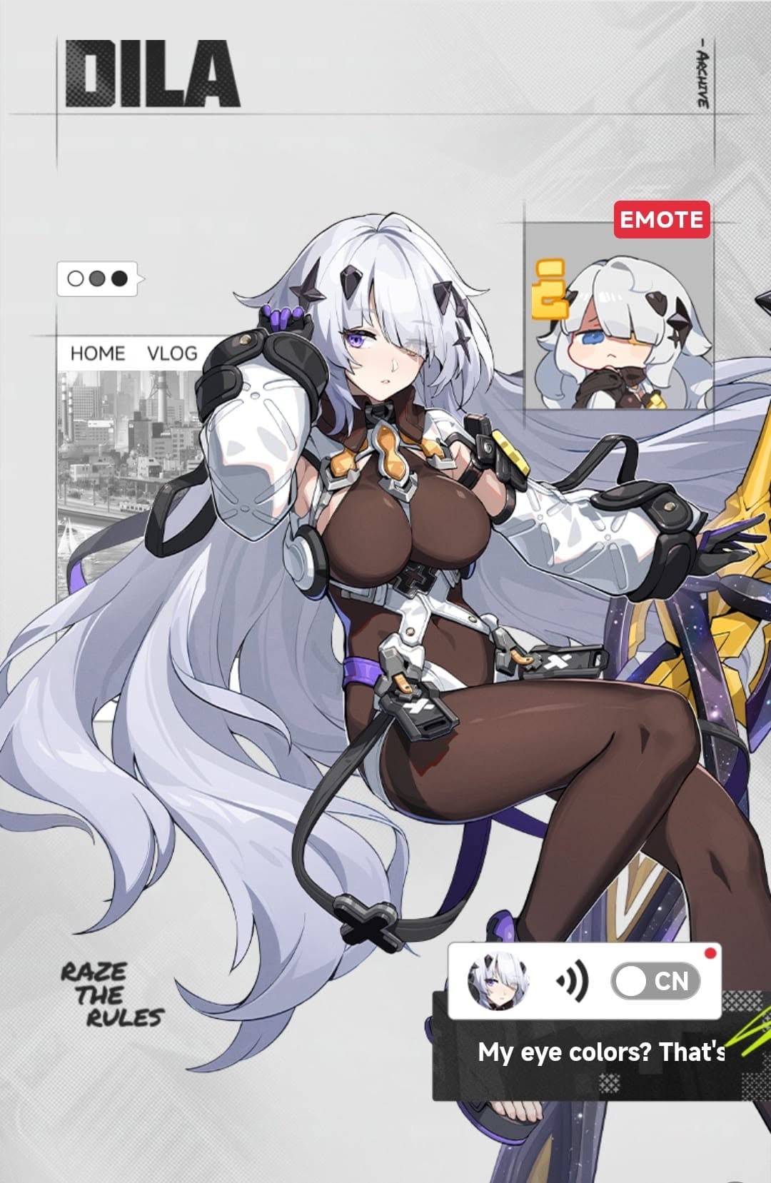 Dila — Support character in Ananta by NetEase