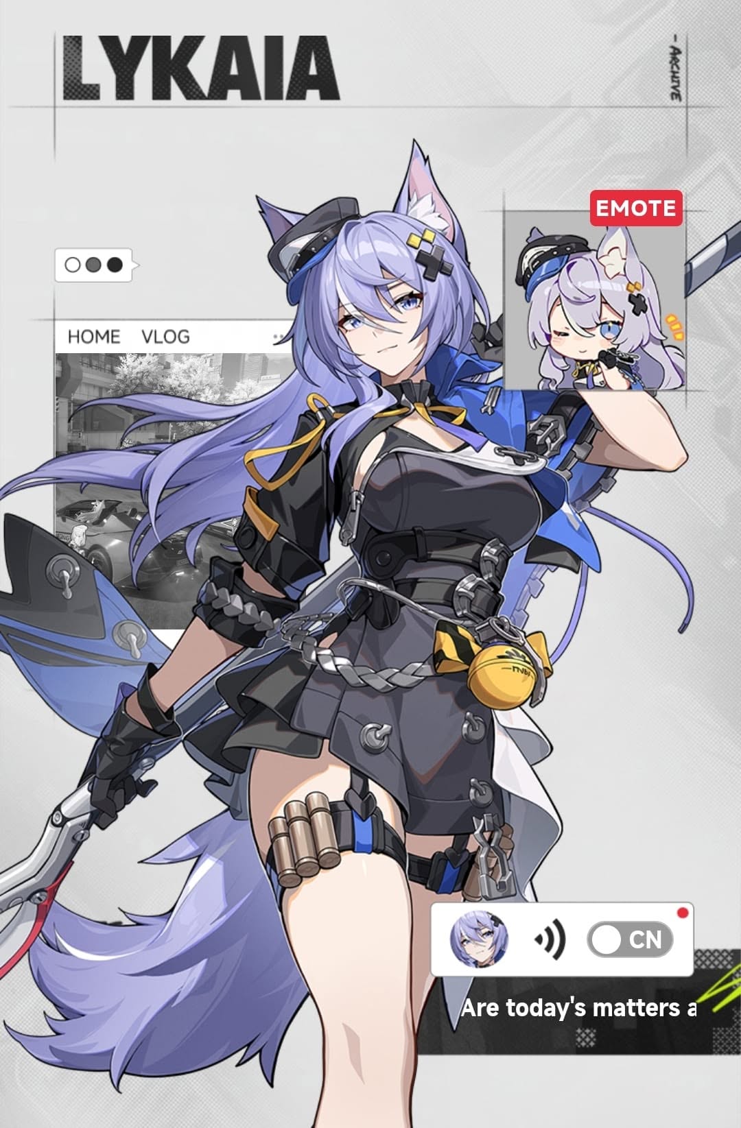 Lykaia — DPS character in Ananta by NetEase